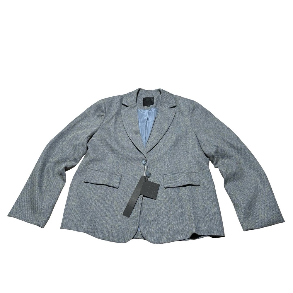 NWT Mina Self Women's Textured Blazer Coat Career Office Tailored Size XXL 24x30